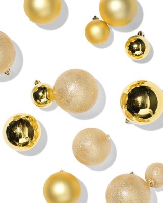 HEMA Kerstballen set goud - 44 stuks (goud)