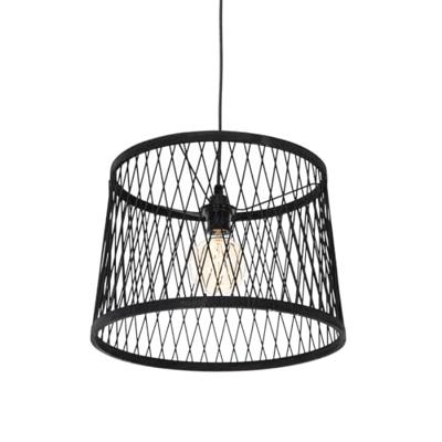 QAZQA Smart buiten hanglamp zwart rotan 3-lichts incl. 3 Wifi G95 - QAZQA Smart buiten hanglamp zwart rotan 3-lichts incl. 3 Wifi G95 -