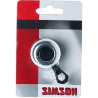 Simson fietsbel compact zilver op kaart - thumbnail