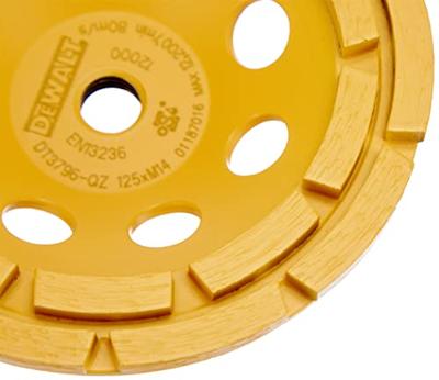 DeWALT DT3796 Diamantslijpkop Dubbel 127mm. DeWALT DT3796 Diamantslijpkop Dubbel 127mm.