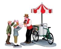 Lemax gelato cart s/4 kerstdorp figuur type 5 Caddington Village 2013 - thumbnail