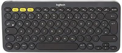 Logitech K380 Multi-Device Bluetooth® Keyboard toetsenbord QWERTZ Duits Grijs Logitech K380 Multi-Device Bluetooth® Keyboard toetsenbord QWERTZ Duits Grijs