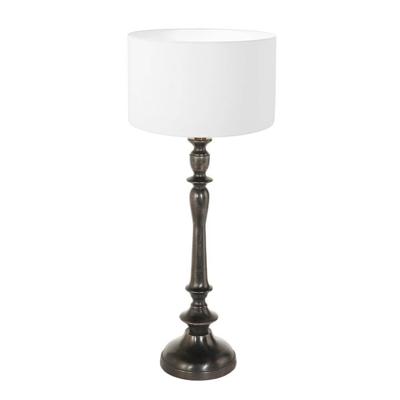 Steinhauer TafellampBois met witte kap - 3764ZW
