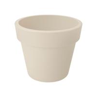 Elho green basics top planter bloempot 47 cm katoen wit - thumbnail