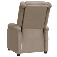 Massagestoel kunstleer cappuccinokleurig - thumbnail