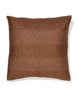 HEMA Kussenhoes 50x50cm jersey bruin (bruin) - thumbnail