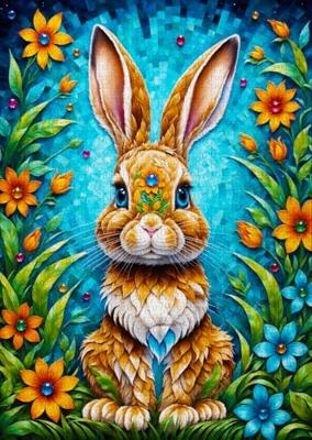 Gardan Bunny Puzzel 1000 Stukjes