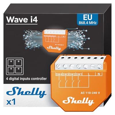 Shelly Qubino Wave i4 - module 4 digitale inputs - thumbnail