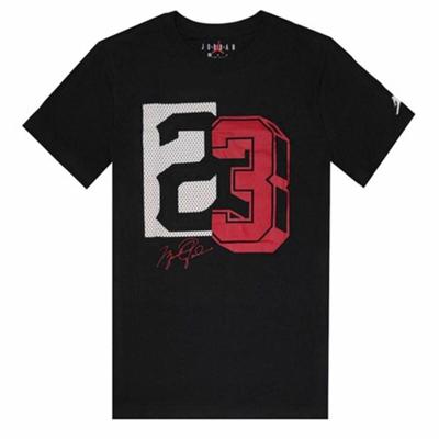 T-Shirt met Korte Mouwen voor kinderen Jordan Jdb Jm 23 Mesh Ss Zwart - Maat: 13-15 Jaar