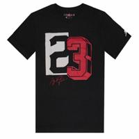 T-Shirt met Korte Mouwen voor kinderen Jordan Jdb Jm 23 Mesh Ss Zwart - Maat: 13-15 Jaar - thumbnail