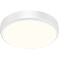 LED Plafondlamp met Sensor + Dag en Nacht Sensor - Brinton Gruna - 20W 2000lm - Natuurlijk Wit 4000K - IP54 - Opbouw - Rond - Wit - thumbnail