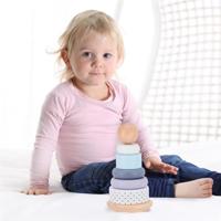 Jipy Stapeltoren Ring Hout Uni - thumbnail