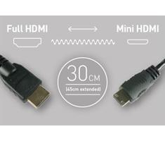 Atomos Coiled Mini HDMI to Full HDMI (30-45cm)