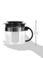 Filtertheepot - BODUM - BISTRO SET - 1,0 l kunststof + 2 dubbelwandige kopjes 0,25 l - thumbnail