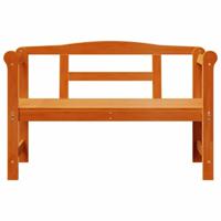 Tuinbank met opslag Bruin 119 x 44 x 76 cm Massief grenenhout - thumbnail