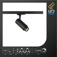 SLV NUMINOS ZOOM M 1006116 LED-railspot 3-fasig LED vast ingebouwd 20 W Zwart - thumbnail