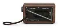 Pure Classic Mini Coffee Black/Walnt EU/UK/AU Radio DAB+, FM Zwart, Walnoot - thumbnail