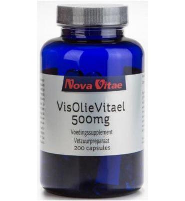 Nova Vitae Visolie vitael 500 g (zalmolie) 200 Capsules