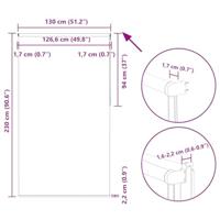Rolgordijn verduisterend 130x230 cm stofbreedte 126,6 cm - thumbnail