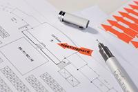 Avery Zweckform 3008, markeringspijlen, lichtrood, 3 vel, 63 per vel, 39 x 9 mm - thumbnail