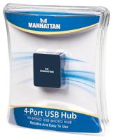 Hub USB 2.0 MANHATTAN: 4 porty micro - thumbnail