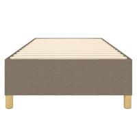Boxspringframe stof taupe 90x200 cm - thumbnail