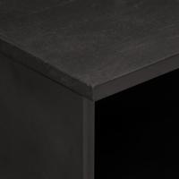 Nachtkastje 40x33x46 cm massief mangohout - thumbnail