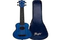 Flight Travel Series TUSL35 Dark Blue Concert Scale sopraan ukelele met gigbag - thumbnail