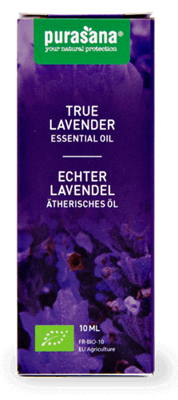 Purasana Purasana Lavendel Echte Olie/huile Lavande Fine Bio (10ml)