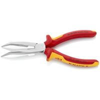 Knipex Platspitse Tang met Zijsnijder (Telefoontang) | 200 mm Lengte | Geïsoleerd | Meer-Componentengrepen - 26 26 200 SB - thumbnail