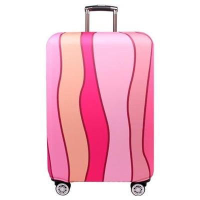 Reizen slijtvaste elastische Bagage beschermende cover koffer stof covers grootte: 22-24 inch (roze rimpel) Reizen slijtvaste elastische Bagage beschermende cover koffer stof covers grootte: 22-24 inch (roze rimpel)