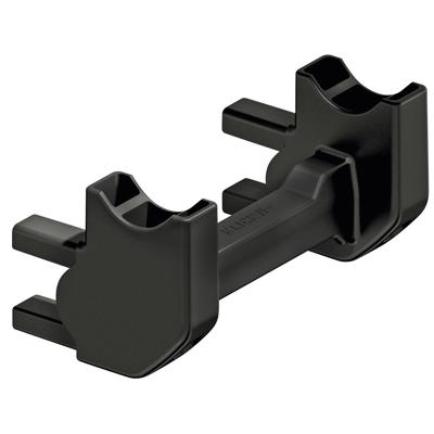 Klickfix afstand adapter e 90 graden zwart