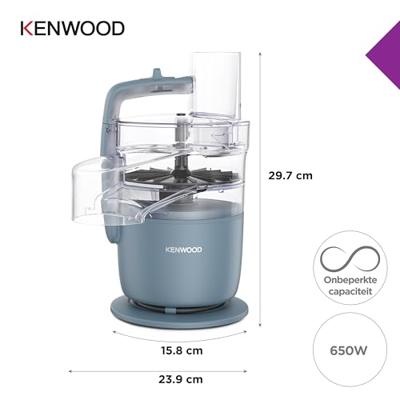 Kenwood FDP22.130GY MultiPro Go Foodprocessor Blauw Kenwood FDP22.130GY MultiPro Go Foodprocessor Blauw