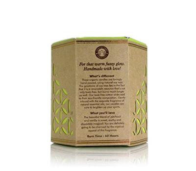 Geurkaars van Soja Was Organic Goodness Patchoeli Vanille Geurkaars van Soja Was Organic Goodness Patchoeli Vanille