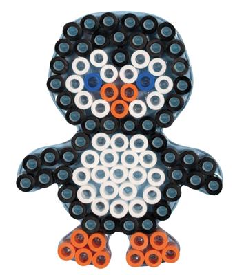 Hama maxi strijkkralenbordje pinguin