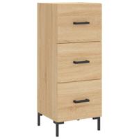Dressoir 34,5x34x90 cm bewerkt hout sonoma eiken - thumbnail