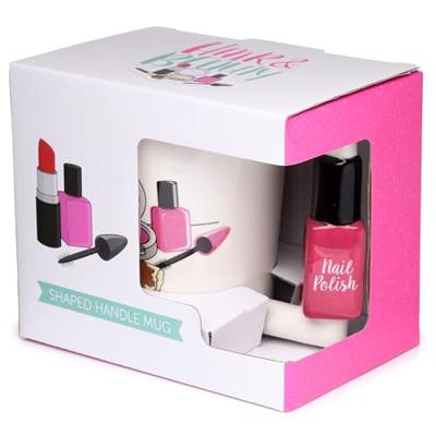 Nagellak - Gevormd Handvat Keramiek Mok