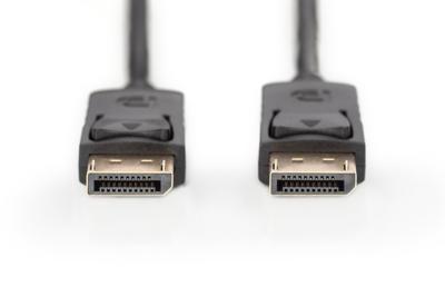 Digitus AK-340103-030-S DisplayPort-kabel DisplayPort Aansluitkabel DisplayPort-stekker, DisplayPort-stekker 3.00 m Zwart
