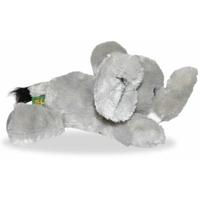 Wild Republic knuffel olifant junior 18 cm pluche grijs - thumbnail