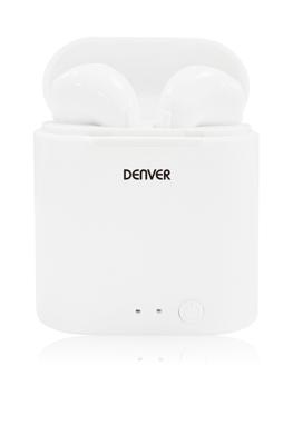 Denver TWE-36 In Ear oordopjes Bluetooth Stereo Wit Oplaadbox