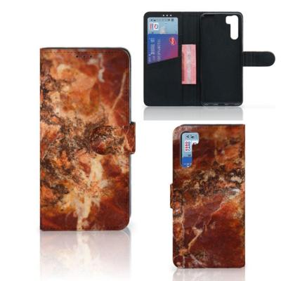 OPPO A91 | Reno3 | Bookcase | Marmer Bruin