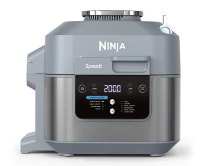 Olievrije friteuse - Ninja Speedi - ON400EU - 10-in-1 snelkookpan, luchtfriteuse, luchtfriteuse, multicooker - 5,7 liter Olievrije friteuse - Ninja Speedi - ON400EU - 10-in-1 snelkookpan, luchtfriteuse, luchtfriteuse, multicooker - 5,7 liter