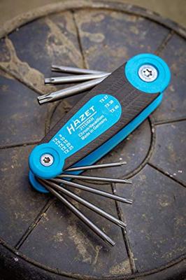 Hazet Binnen-Torx Haakse schroevendraaierset T 9, T 10, T 15, T 20, T 25, T 27, T 30, T 40 8-delig - thumbnail