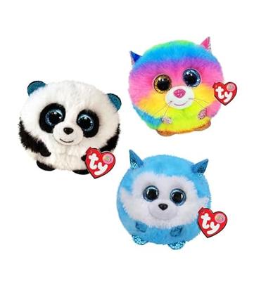 Ty Beanie Ty teeny puffies bamboo panda, 10cm