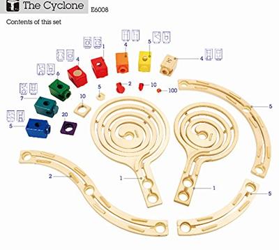 Hape houten knikkerbaan the cyclone, 198dlg.