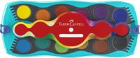 Faber Castell FC-125003 Waterverfdoos 12 Kleuren + 1 Tube Verf Wit - thumbnail