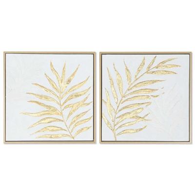 Canvas Home ESPRIT Canvas Hout MDF 42 x 4 x 42 cm