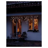 Hellum 555400 Lichtnet systeemuitbreiding Binnen/buiten Aantal lampen 80 LED Warmwit Verlichte lengte: 2 m Uitbreidbaar