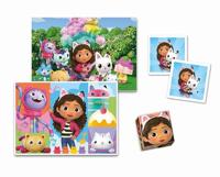 Clementoni gabby's poppenhuis edukit 4in1 puzzels en spellen - thumbnail