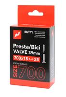 Massi Binnenband 700x18/25" 80mm - Zwart - thumbnail